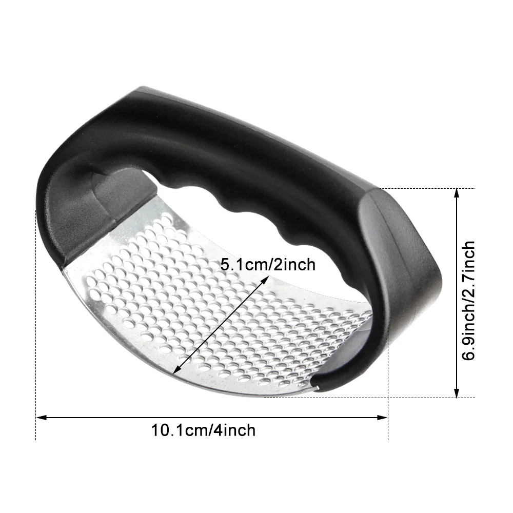 Prensa de ajo de acero inoxidable